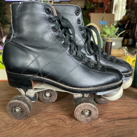 Vintage Roller Skates Gil Ash 1950 -1960 original stoppers and clay wheels - Picture 2 of 7